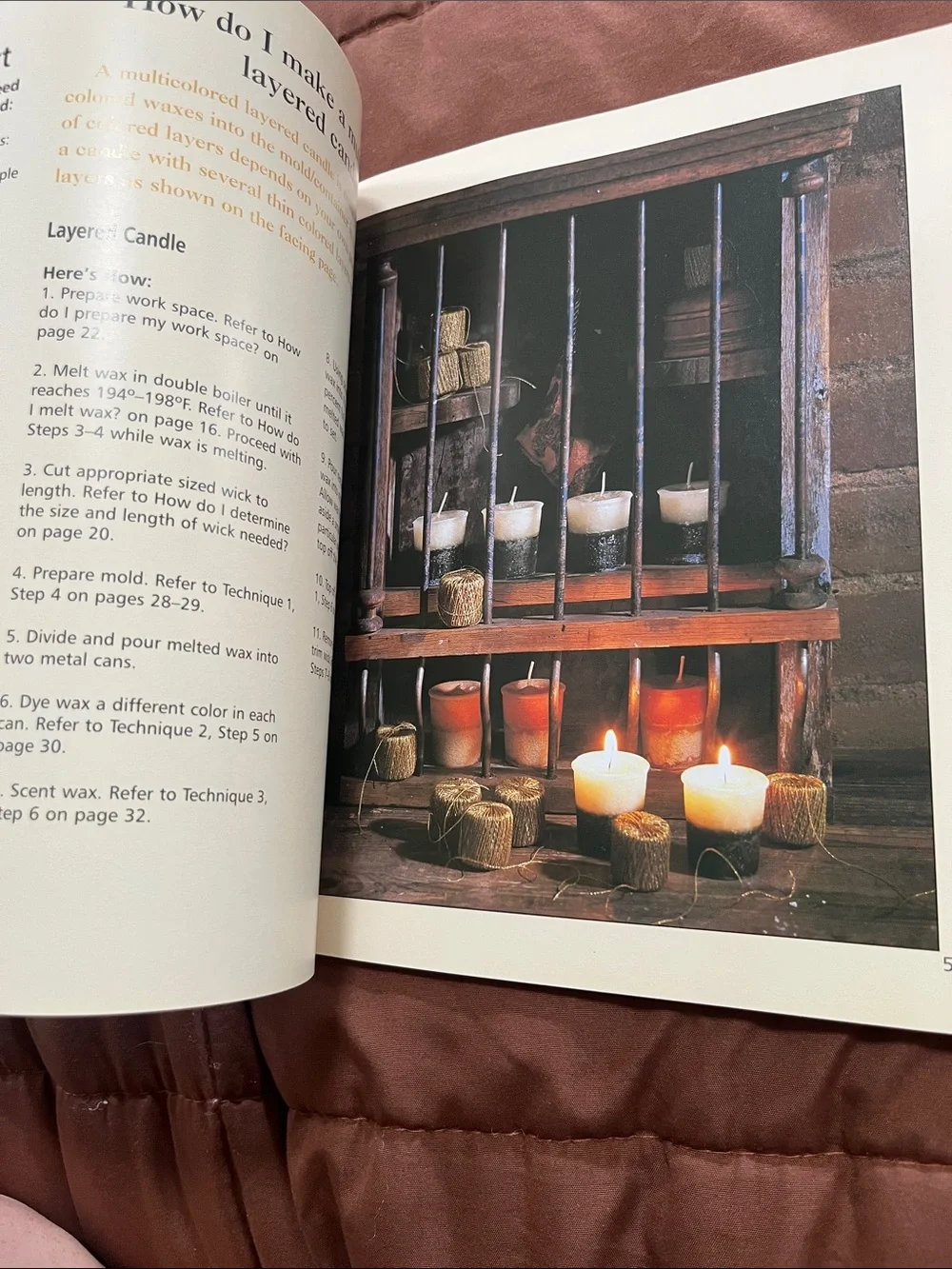 Candlemaking for the First Time - Red Cover